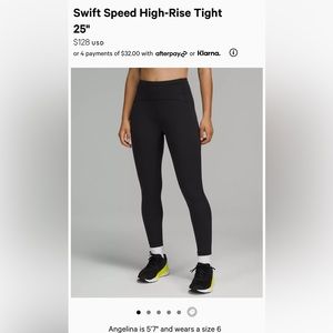 Swift Speed High-Rise Tight 25"